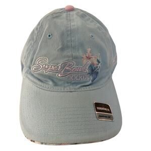 Super Bowl XXXIX NE Patriots PA Eagles Hat NWT Women Adjustable NFL 2005 Reebok